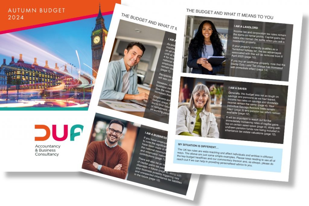 The Budget Autumn 2024 - Summary image